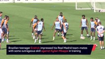 Endrick wows Madrid team-mates with outrageous skill during training