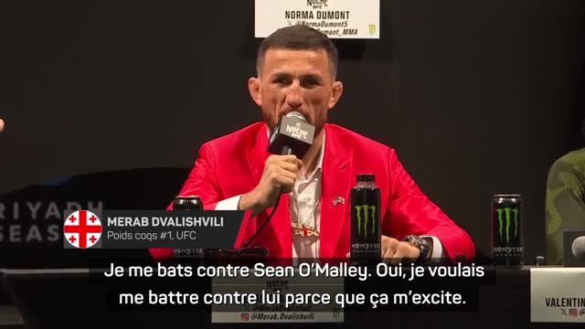 UFC 306 - O'Malley veut mettre Dvalishvili KO, le Géorgien répond : “Continue de rêver”