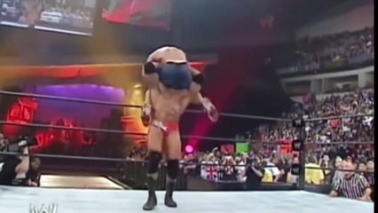 Batista Vs John Cena Incident Royal Rumble 2005