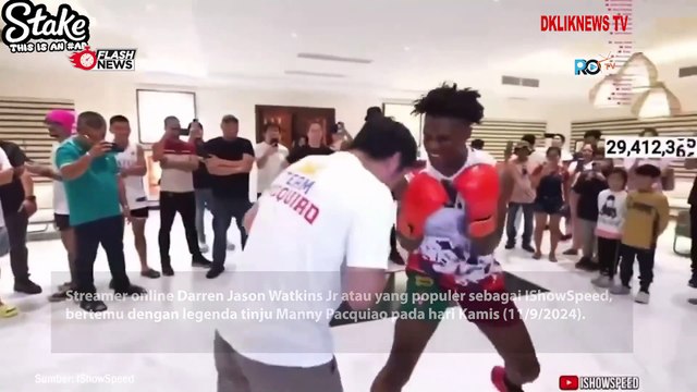 Ishowspeed Coba Lawan Manny Pacquiao, Langsung KO