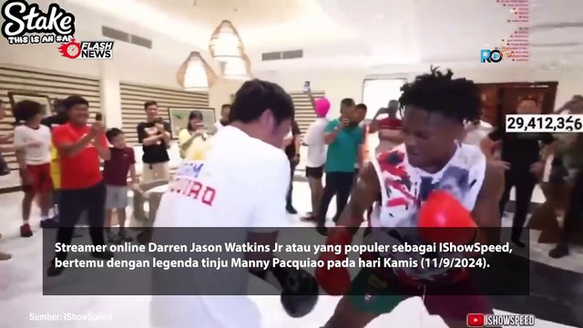 Ishowspeed Coba Lawan Manny Pacquiao Langsung KO