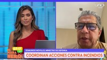 Ministro Novillo da reporte sobre los incendios 13/09/2024