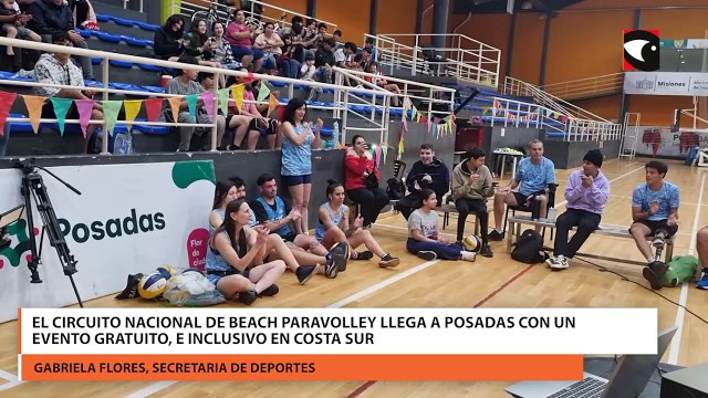 El Circuito Nacional de Beach Paravolley llega a Posadas con un evento gratuito, e inclusivo en Costa Sur