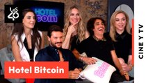 Primeros trabajos del reparto de 'Hotel Bitcoin': de presentar LOS40 a un 'Downtown Abbey'