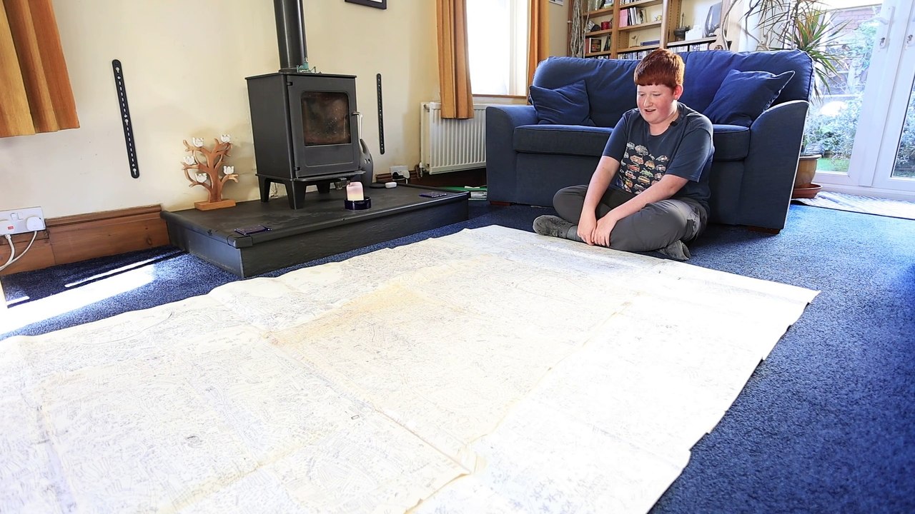 Teen spends seven years creating map of imaginary city