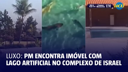 Imóvel com lago artificial é encontrado por PM no Rio de Janeiro