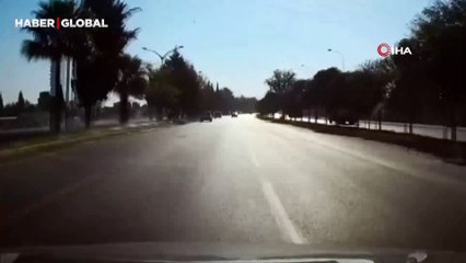 Kahramanmaraş’ta 6 kişinin yaralandığı kazayı anbean kaydetti