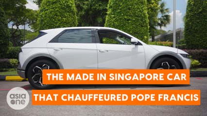 First look at the made-in-Singapore car that chauffeured Pope Francis around the island