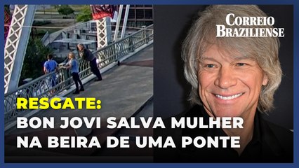 EUA: Bon Jovi salva mulher da beira de uma ponte