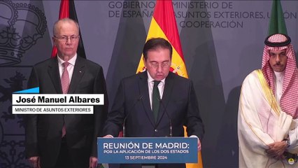 Países europeos y musulmanes se reúnen en España con la vista puesta en la creación de un Estado palestino