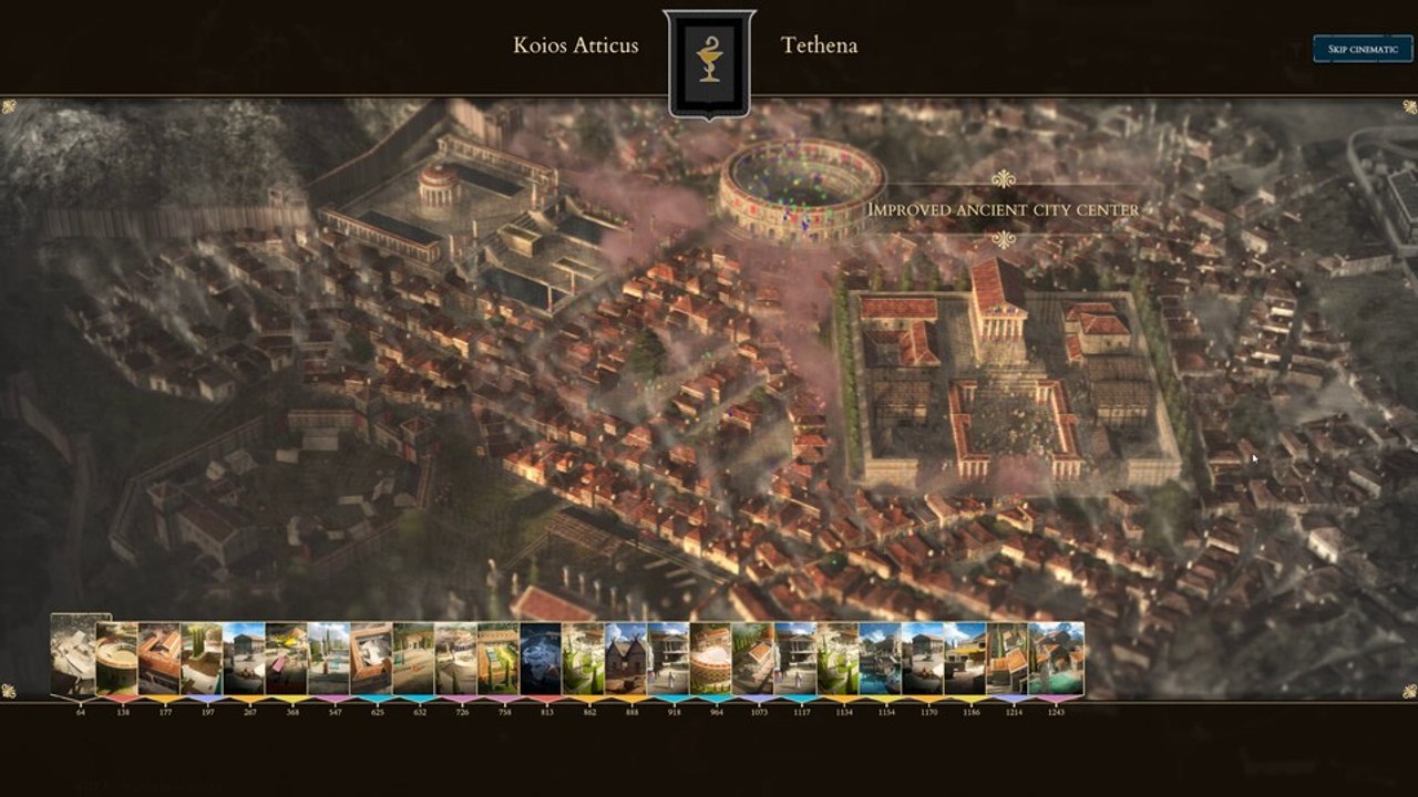 Memoriapolis: Aufbau-Gameplay vom Epochenwechsel