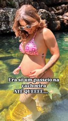 Empresária viraliza ao ‘descobrir’ serpentes em fotos de cachoeira