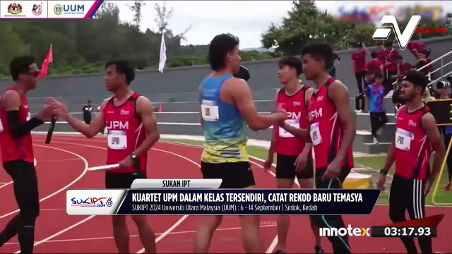 Kuartet 4x400m UPM lakar rekod baru temasya