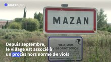 A Mazan, théâtre de l'affaire Pelicot, les habitants entre "dégoût" et "suspicion"