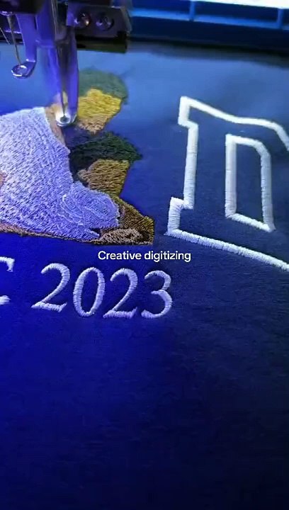 Embroidery digitizing