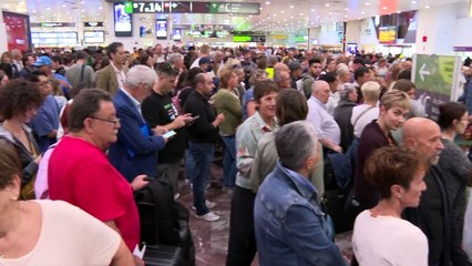 La estación de Barcelona-Sants recupera la normalidad tras la avería de esta mañana