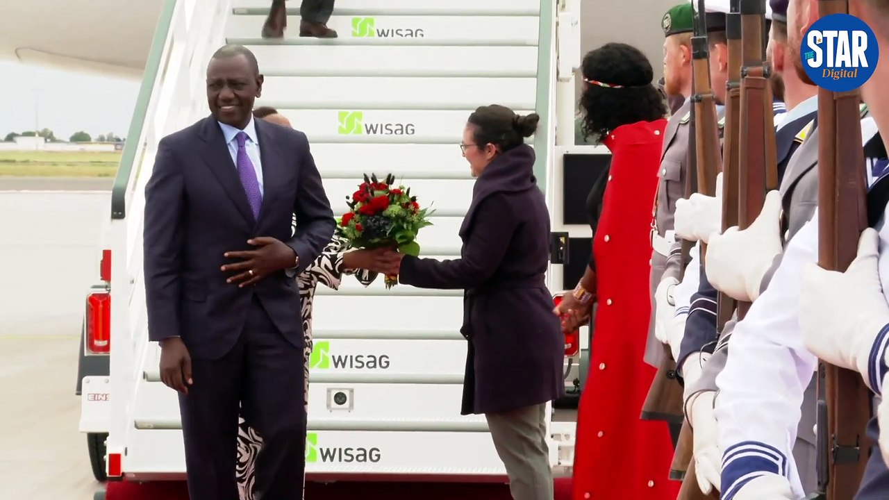 Ruto arrives in Germany for citizens festival