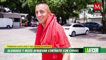 Roberto Alvarado y a Alan Mozo renuevan su contrato con Chivas