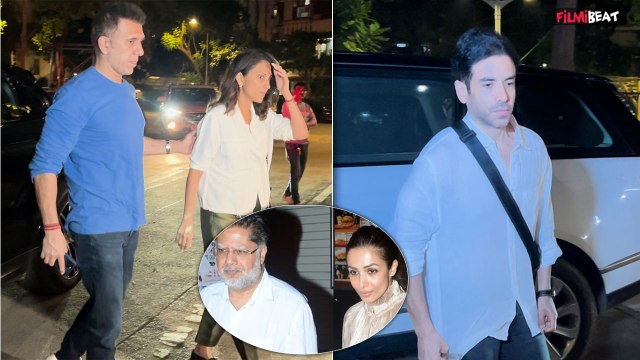 Malaika Arora Father Death: Malaika से मिलने पहुंचे Tushar Kapoor समेत ये celebs | FilmiBeat