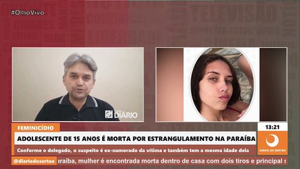 Na Paraíba, menor de 15 anos é assassinada por estrangulamento e suspeito é ex-namorado com mesma idade