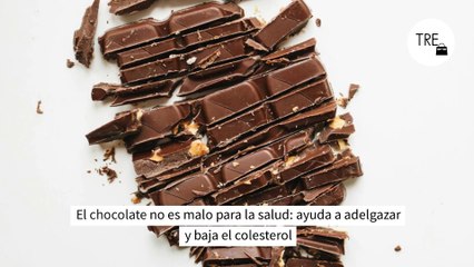 El chocolate no es malo para la salud: ayuda a adelgazar y baja el colesterol