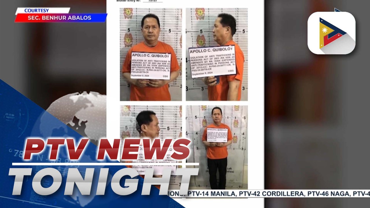 Quiboloy pleads not guilty on qualified human trafficking and child abuse cases, files motion for hospital arrest in Davao