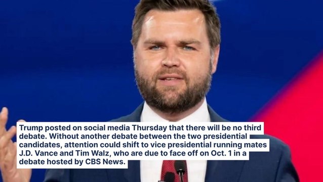 Trump, Harris Might Not Debate Again But Their Running Mates Will: What Voters Should Know About Walz Vs. Vance Matchup