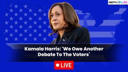 Donald Trump Rules Out Debate Rematch With Harris | U.S. Election Watch | NDTV Profit