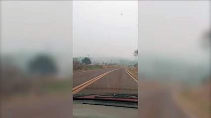 População se assusta com Cascavel tomada por fumaça