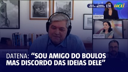 Datena diz ser amigo de Boulos mas discorda das ideias de adversário