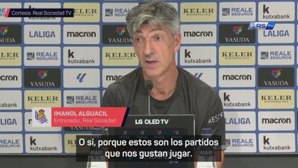 Imanol: "Para nada tengo miedo al Madrid"