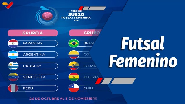 Deportes VTV | Venezuela lista para el Sudamericano Sub 20 de futsal femenino