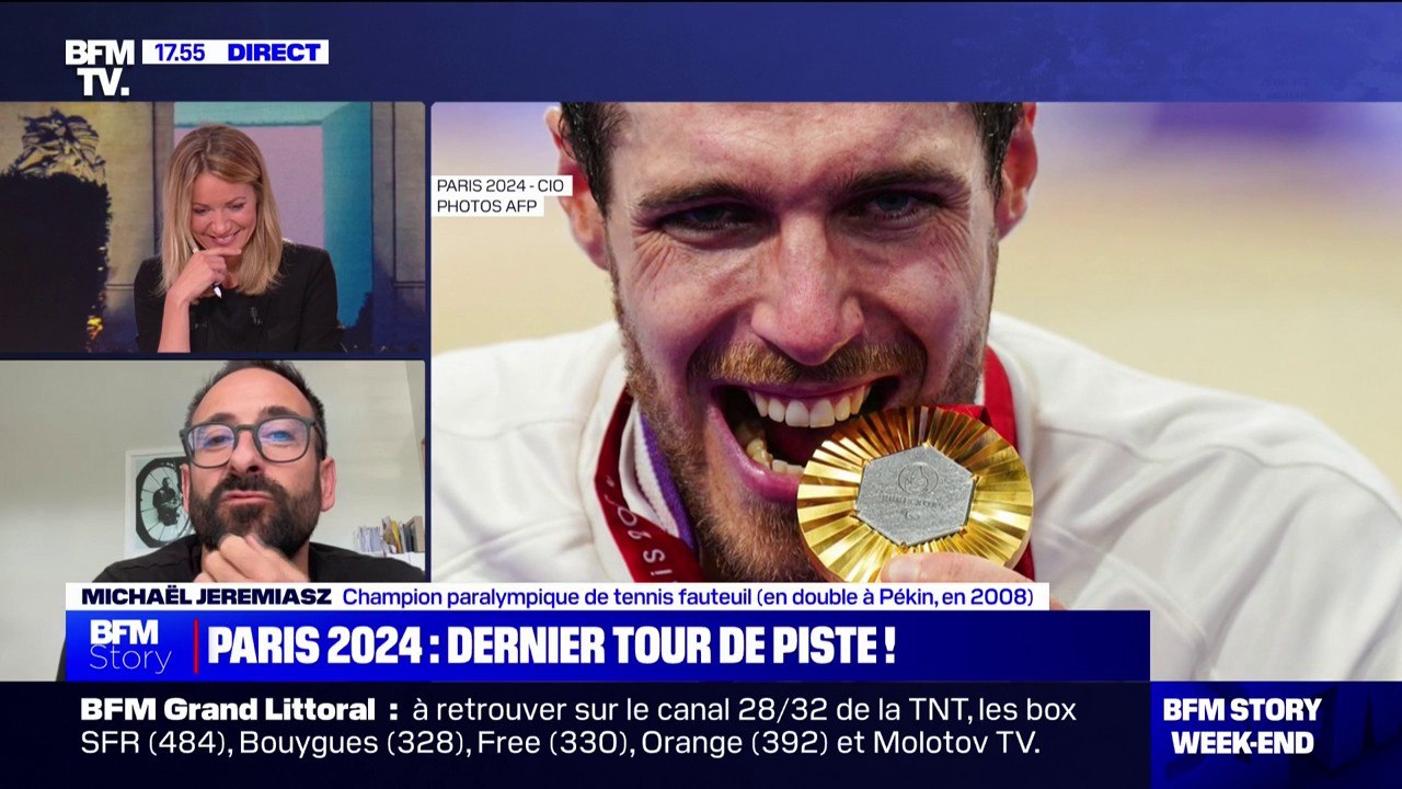 Michaël Jeremiasz: "J'aurais la fierté de décorer de l'Ordre national du mérite Lucas Didier, qui a été médaille d'argent au tennis de table aux Jeux Paralympiques"