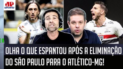 "ISSO é o que MAIS ME ASSUSTA, cara! O Zubeldía..." ELIMINAÇÃO do São Paulo pro Atlético-MG GERA DEBATE!