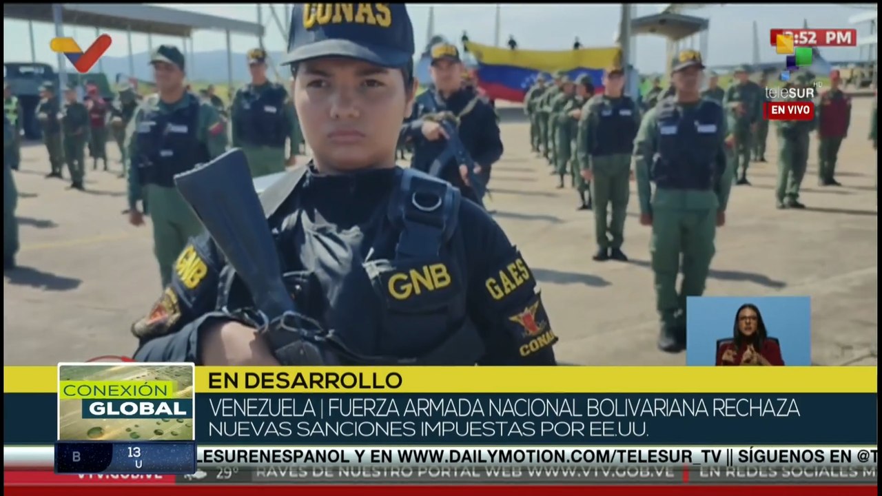 FANB rechaza sanciones impuestas por EE.UU. a 16 funcionarios venezolanos