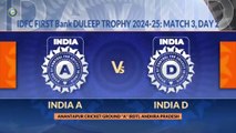 India A vs India D, Day 2: Match Highlights | DULEEP TROPHY 2024