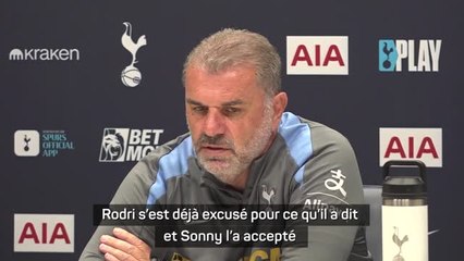 Tottenham - Postecoglou sur le dérapage raciste de Betencur à l'encontre de Son : "Nous commettons tous des erreurs"