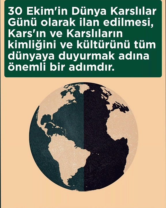 30 Ekim Dünya Karslılar günü hakkında bilgiler