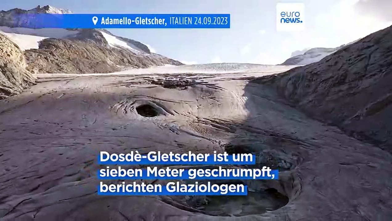 Klimawandel: Der berühmte Dosdè-Gletscher schrumpft