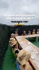 Açıkta kalan yemeğin akıbetini en güzel şekilde anlatan ufaklık 