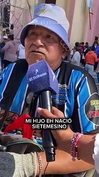 NORBERTO CHAILE TIENE DIABETES Y PEREGRINÓ EN SILLA DE RUEDAS DESDE YUTO