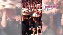 Haluk Levent konserinde dikkat çeken anlar! Sahneden apar topar inerek...