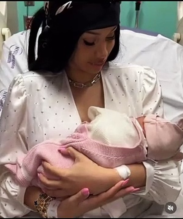 Cardi b blessed with a baby girl