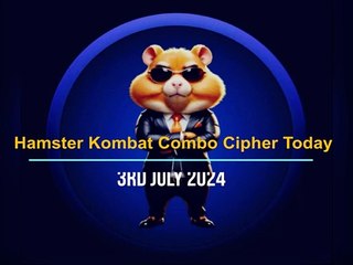 Hamster Kombat Daily 1M Cipher Code Today - 3 July 2024