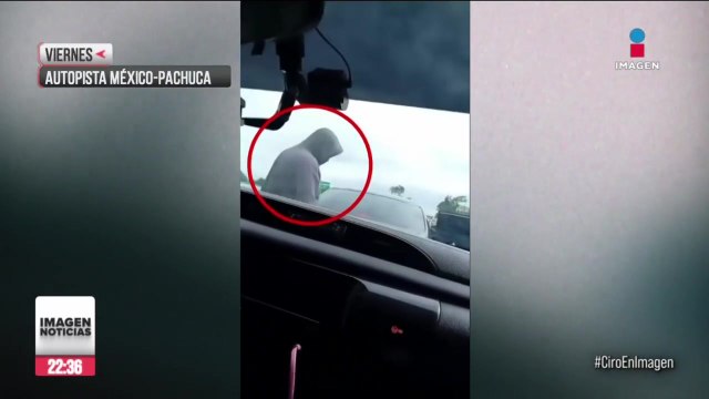 Delincuentes atacan a balazos a padre y su hijo en la autopista México-Pachuca