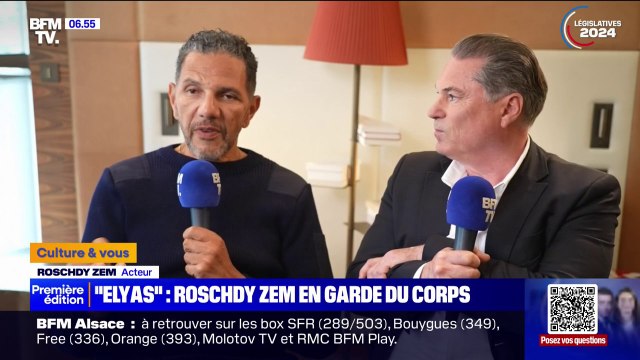 Roschdy Zem, en garde du corps dans le film d'action Elyas , sort ce mercredi au cinéma