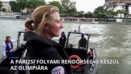 A folyami rendőrség is készül a Párizsi Olimpiára