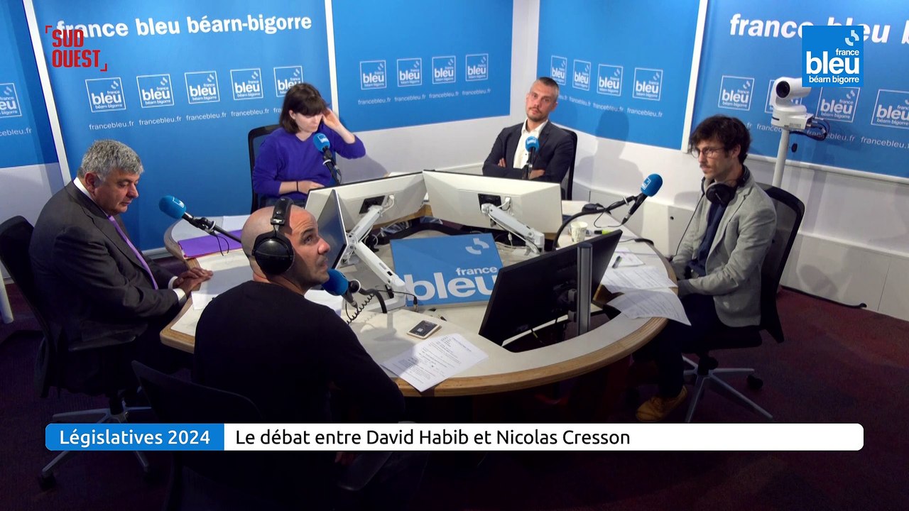 Législatives 2024 : le débat entre David Habib et Nicolas Cresson pour la 3e circonscription des Pyrénées-Atlantiques