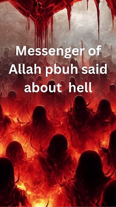 Hazrat Mohammad pbuh said about hell