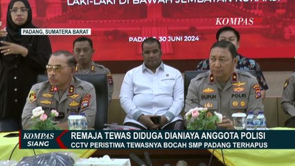 Pelajar SMP di Padang Meninggal, Polisi Ungkap Data Rekaman CCTV Hilang!